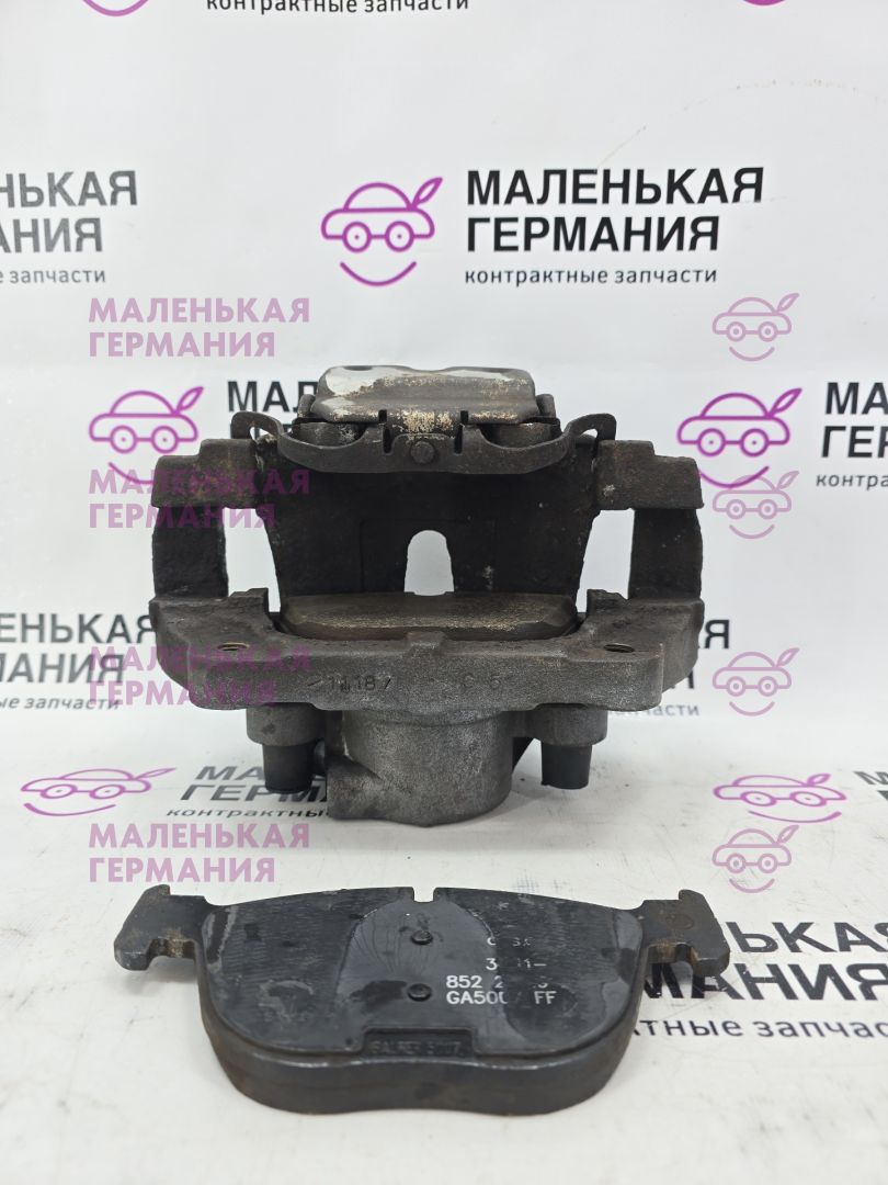 суппорт передний левый BMW X5 F15 2014, 3.0 л., N57 D30 A, дизель, АКПП, mineralweiss metallic (a96), полный привод, правый руль, 34116776783, 6776783 - фото №1