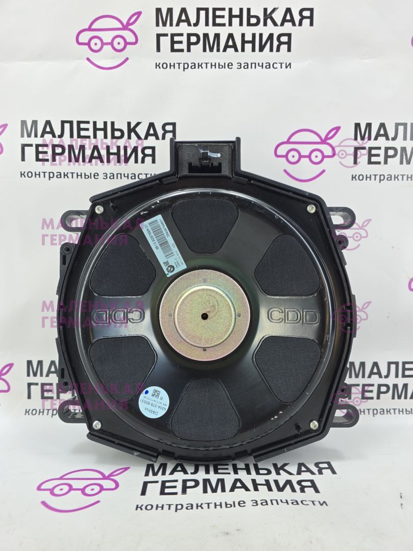 Динамик (сабвуфер) BMW X6 F16 2014, 3.0 л., N55 B30 A, бензин, АКПП, красный, правый руль, 65139297898, 9297898 - фото №1