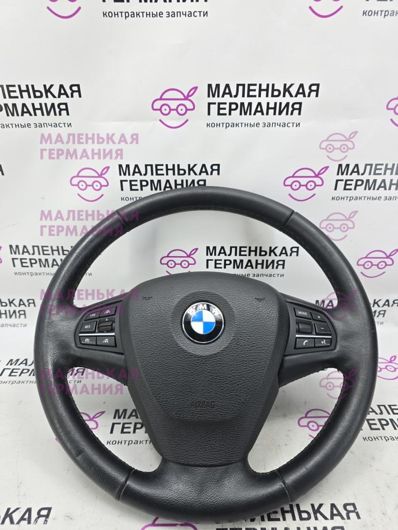 руль BMW X5 F15 2014, 3.0 л., N57 D30 A, дизель, АКПП, mineralweiss metallic (a96), полный привод, правый руль, 32306881303, 6881303, 32306868759, 6868759, 6865311, 2435359, 2435357 - фото №1