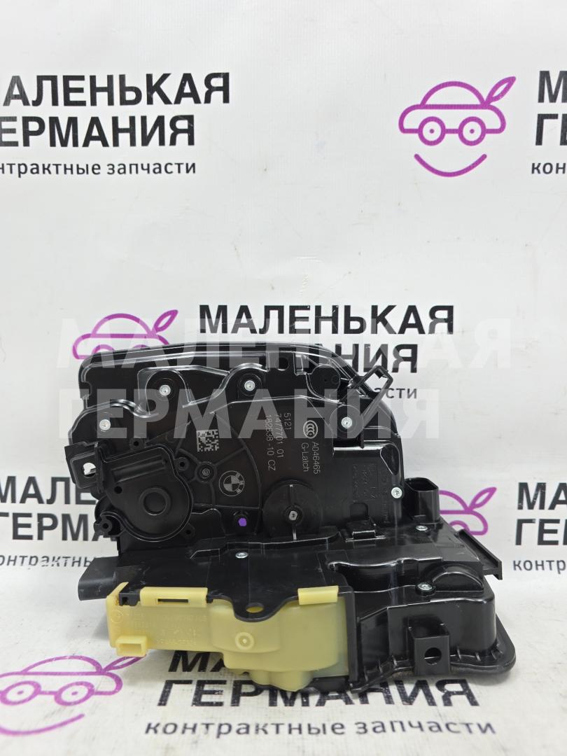 замок двери передней левой BMW 5 серия G30/G31 G31 2017, 2.0 л., B48 B20 B, бензин, АКПП, alpinweiss 3 (300), универсал, правый руль, 51217477701, 7477701 - фото №1