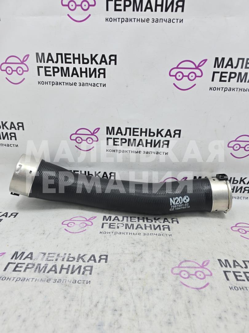 патрубок интеркулера BMW X3 F25 2013, 2.0 л., N20 B20 A, бензин, АКПП, а52/7 spacegrau, хетчбэк 5 дв., полный привод, правый руль, 13717597591, 7597591 - фото №1