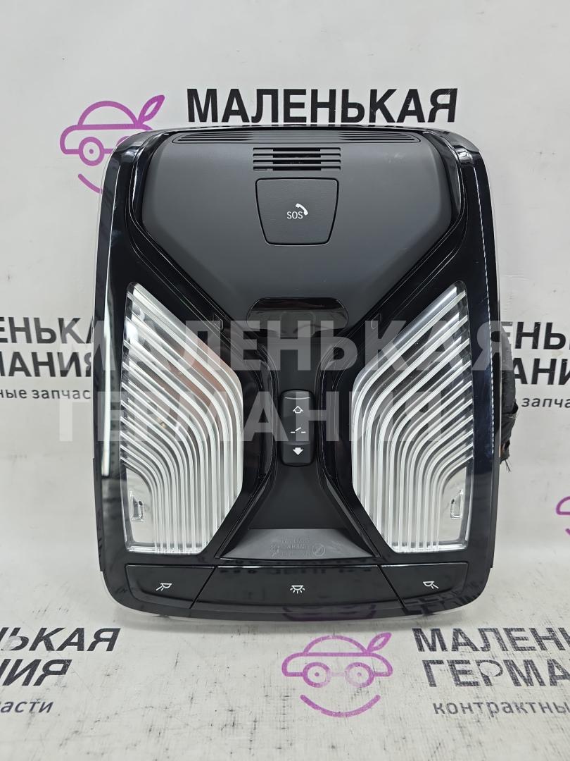 фонарь салона (плафон) BMW 5 серия G30/G31 G30 2018, 2.0 л., B48 B20 A, бензин, АКПП, a96 mineral-weiss metallic, седан, задний привод, правый руль, 61319472166, 9472166, 9314855, 9314854, 9314860, 9314858 - фото №1