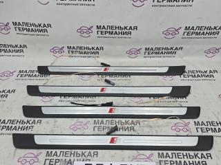 комплект накладок на пороги (внутренние) Audi A5 F5 2018, 2.0 л., CVKB, бензин, АКПП, белый металлик 2y / s9r, хетчбэк 5 дв., правый руль, 8W0947418A, 8W0947417A