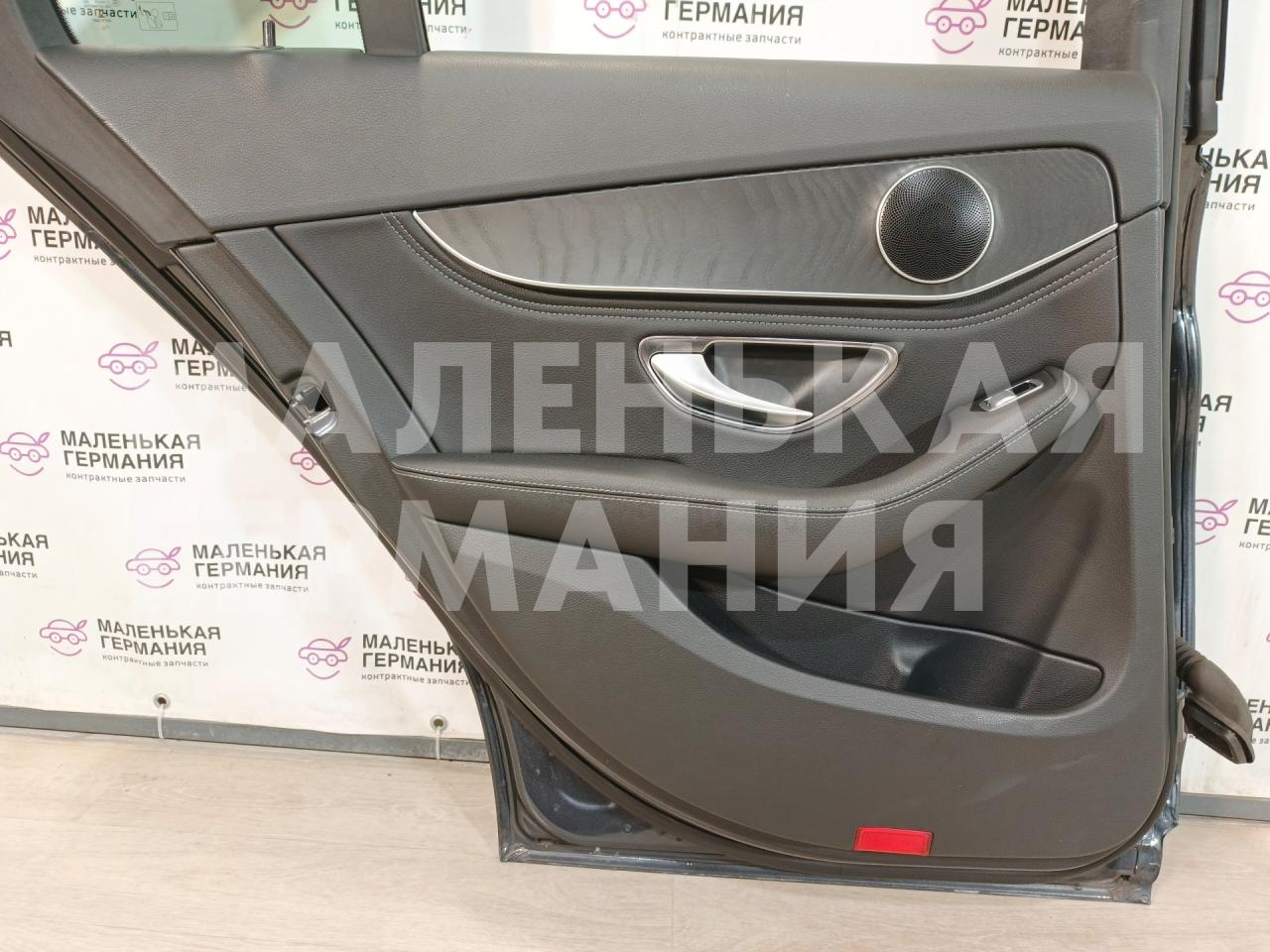 обшивка двери задняя левая Mercedes-Benz C-Класс W205/S205/C205 W205.042 2014, 2.0 л., M 274.920, бензин, АКПП, 755 серый, седан, задний привод, правый руль - фото №1