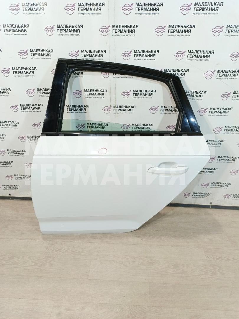 дверь задняя левая Audi A4 B9 2017, 2.0 л., CVKB, бензин, АКПП, 2y/s9r белый металлик, седан, передний привод, правый руль, 8W5833051C - фото №1