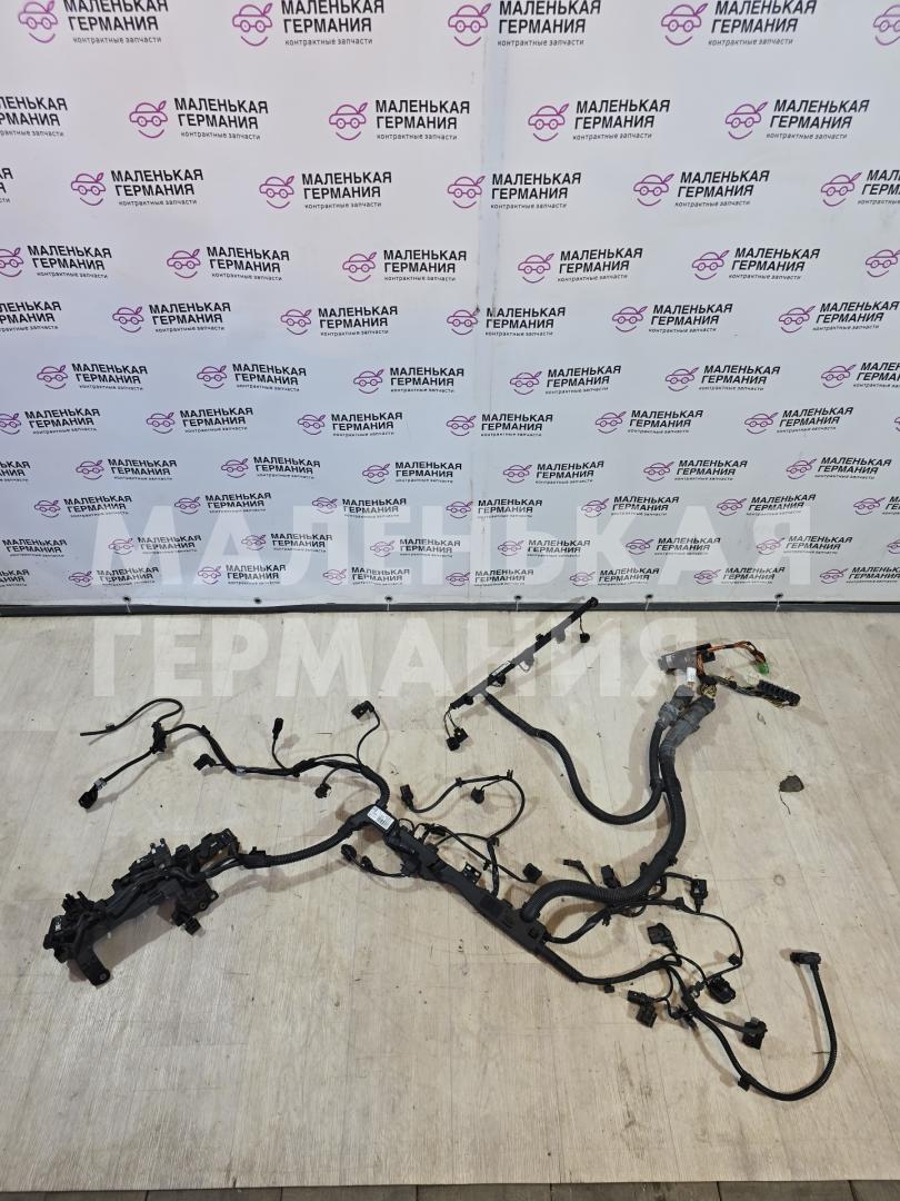 проводка двигателя BMW X5 F15 2013, 3.0 л., N57 D30 A, дизель, АКПП, mineralweiss metallic (a96), внедорожник 5 дв., полный привод, правый руль, 8516448, 851644803, 8516444903, 851644004, 851643904, EA00454777, 738080303A, 7804214, 13627805758, 7804213 - фото №1