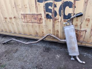 глушитель BMW X3 G01 (2017 - 2026), 2.0 л., B46 B20 B, бензин, АКПП, белый alpinweiss 3 (300), 80686106, 6068613, 8647974