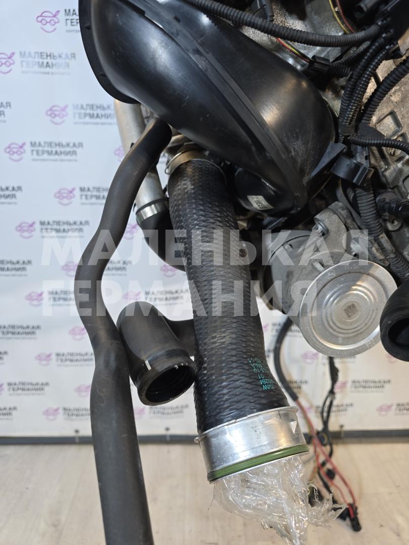 патрубок интеркулера BMW X6 F16 2014, 3.0 л., N55 B30 A, бензин, АКПП, красный, правый руль, 13717629284, 7629284 - фото №1