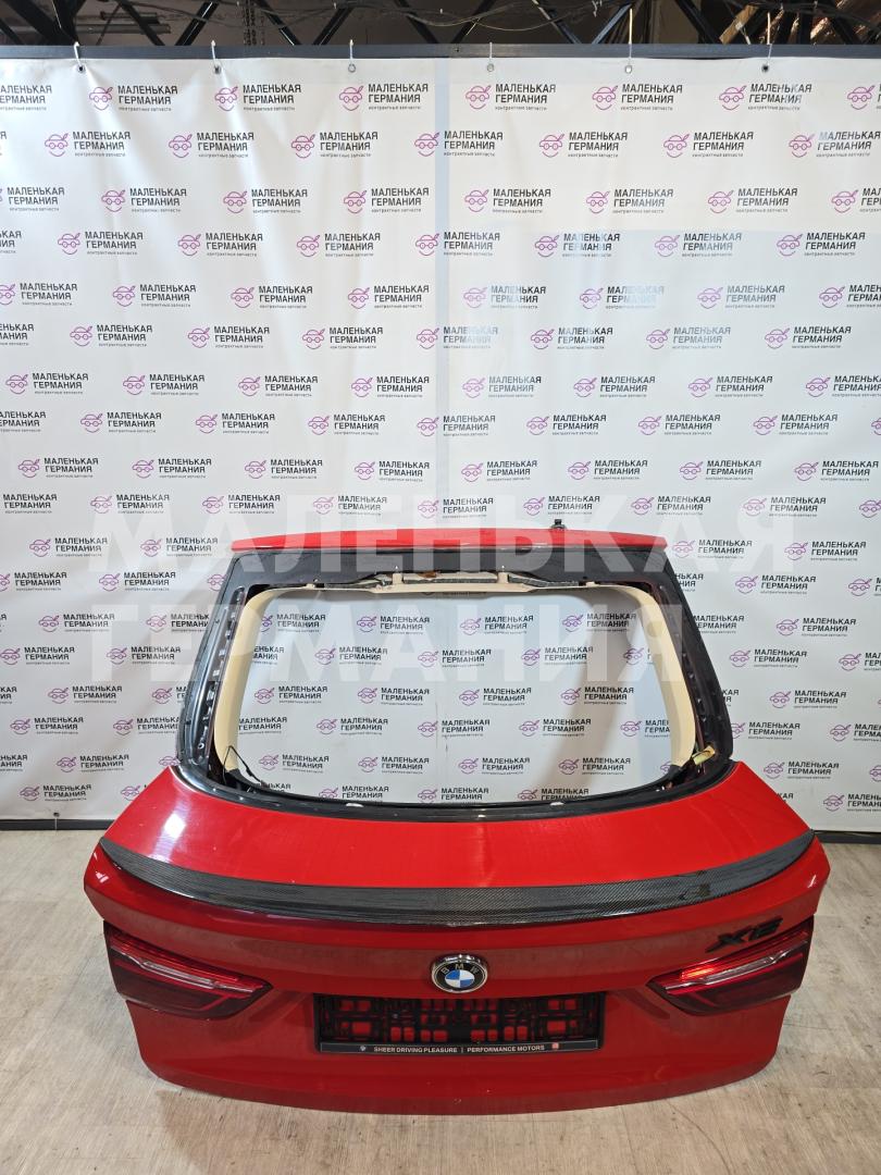 крышка багажника (дверь 3-5) BMW X6 F16 2014, 3.0 л., N55 B30 A, бензин, АКПП, красный, правый руль, 41007424458, 63217314863, 63217314864, 7314863, 7314864 - фото №1