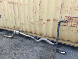 глушитель BMW 3 серия G20 2020, 2.0 л., B46 B20 B, бензин, АКПП, белый alpinweiss 3 (300), седан, задний привод, 18307933842, 7933842, 18307933843, 7933843, 8744717, 7933814