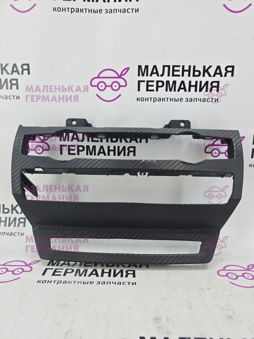 рамка блока управления климой BMW X6 E71/E72 E71 2009, 3.0 л., N54 B30 A, бензин, серебро, правый руль, 51457161797, 51456967464, 6967464 - фото №1