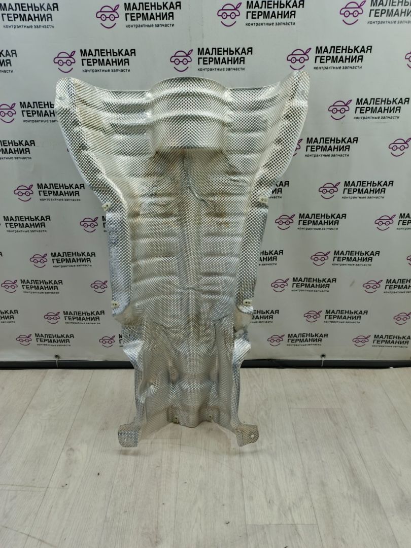 тепловой экран глушителя BMW X3 G01 (2017 - 2026), 2.0 л., B46 B20 B, бензин, АКПП, белый alpinweiss 3 (300), 51487394748, 7394748 - фото №1