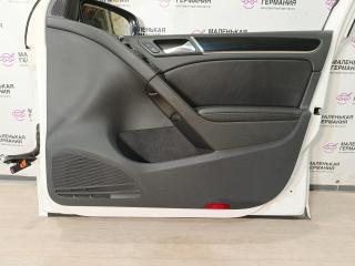 обшивка двери передняя правая Volkswagen Golf GTI 6 поколение 2011, 2.0 л., CCZB, бензин, робот, b4/b9a белый, хетчбэк 5 дв., передний привод, правый руль, 5K4867012