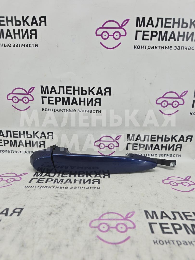 ручка наружная задняя правая BMW 3 серия F30/F31/F34 F30 2012, 3.0 л., N55 B30 A, бензин, АКПП, black sapphire metallic (475), седан, задний привод, 51217207562, 7207562 - фото №1