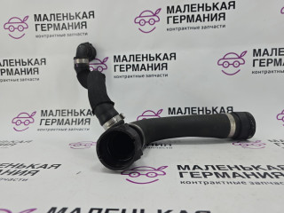 патрубок радиатора BMW X5 E70 [рестайлинг] 2011, 3.0 л., N55 B30 A, бензин, АКПП, белый, правый руль, 17127586774, 7586774