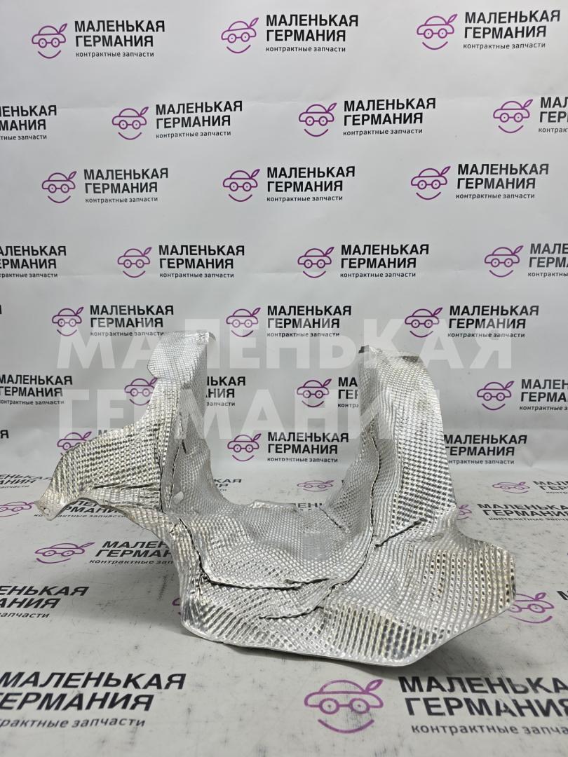 тепловой экран глушителя Mercedes-Benz A-Класс W176 (2012 - 2015), серый, правый руль, A2466820771 - фото №1