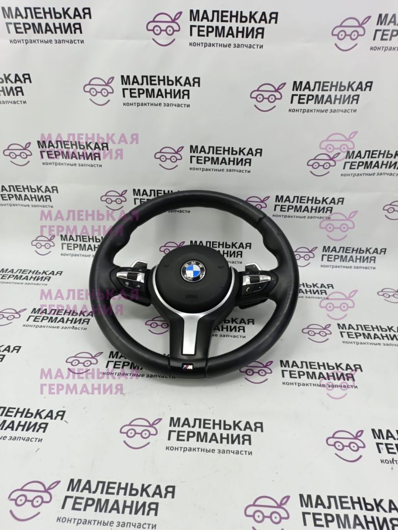 руль BMW X5 F15 2013, 3.0 л., N57 D30 A, дизель, АКПП, mineralweiss metallic (a96), внедорожник 5 дв., полный привод, правый руль, 32307851513, 7851513 - фото №1