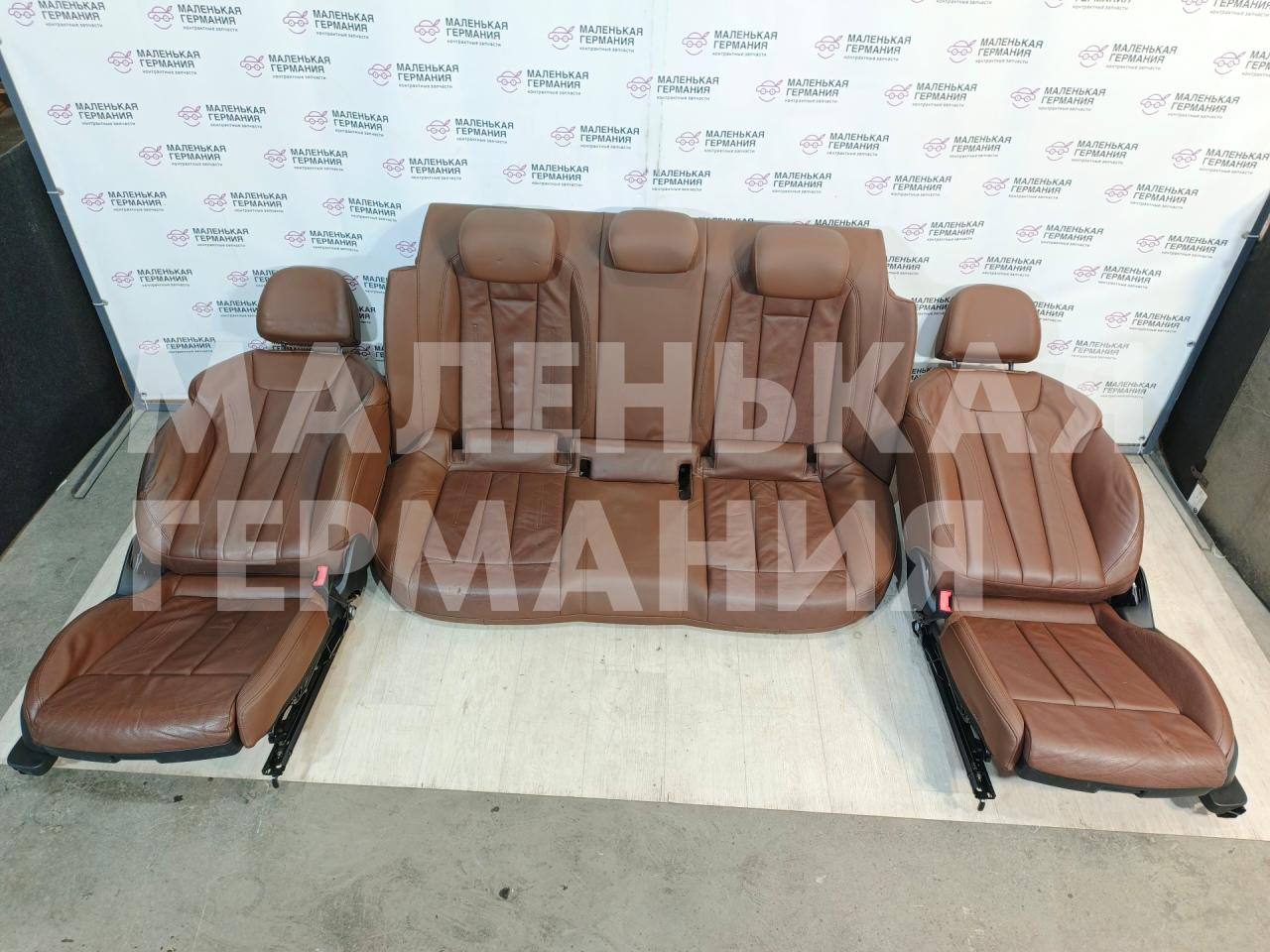 салон (комплект сидений) Audi A4 B9 2017, 2.0 л., CVKB, бензин, АКПП, 2y/s9r белый металлик, седан, передний привод, правый руль, 8W0881105AH, 0390204162, 8W0881106AH - фото №1