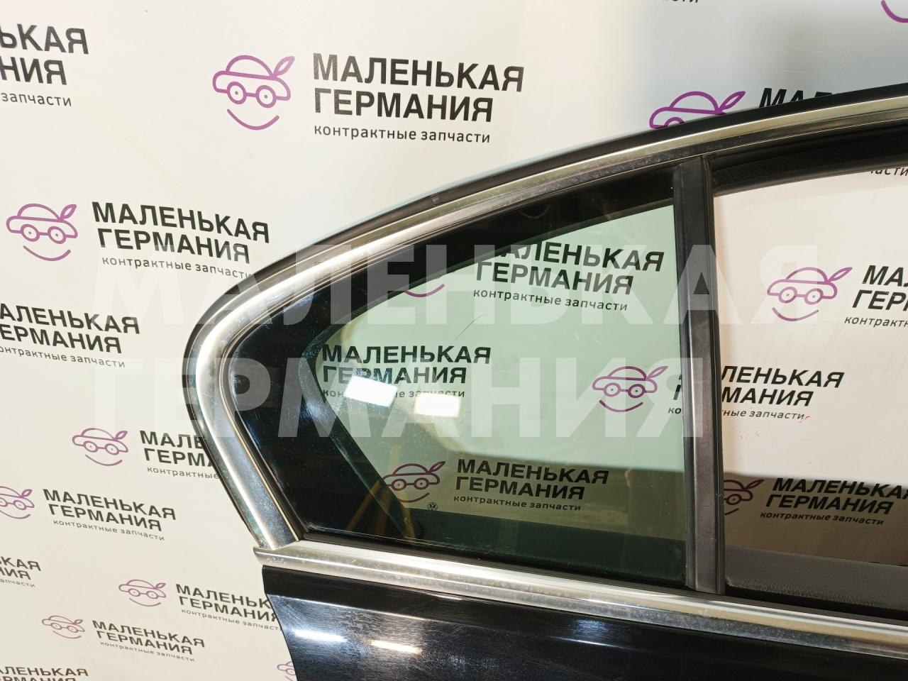 форточка задняя правая Volkswagen Passat B8 2015, 1.8 л., CJSA, бензин, робот, 2t/c9x чёрный перламутр, седан, правый руль, 3G5845214BN - фото №1
