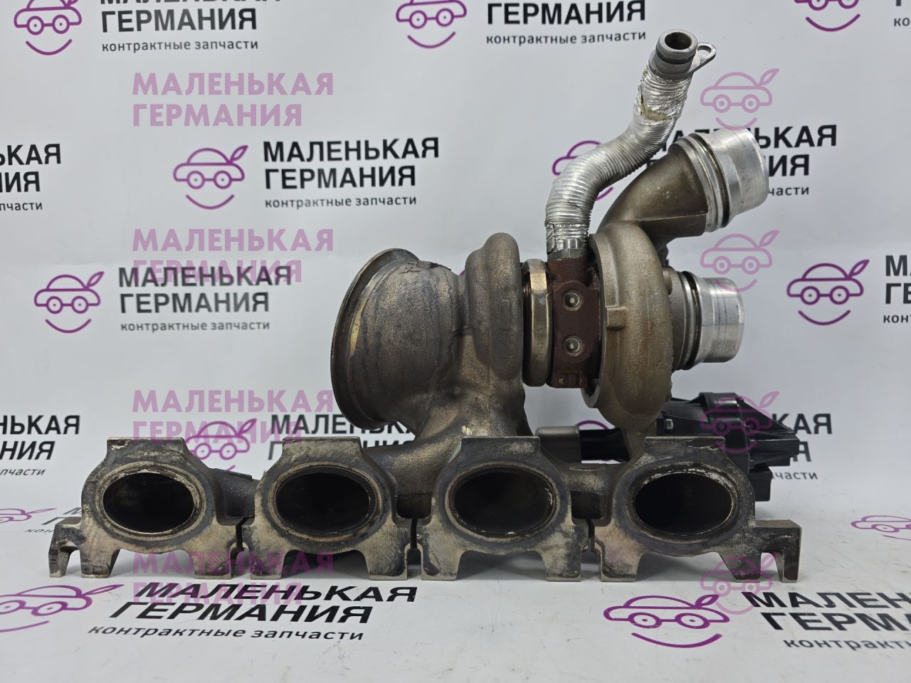 турбина BMW 5 серия G30/G31 G31 2017, 2.0 л., B48 B20 B, бензин, АКПП, alpinweiss 3 (300), универсал, правый руль, 11657637563, 7637563 - фото №1