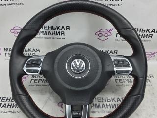 руль Volkswagen Golf GTI 6 поколение 2011, 2.0 л., CCZB, бензин, робот, b4/b9a белый, хетчбэк 5 дв., передний привод, правый руль, 5K0419091, 5K0998537B, 5K0880201N, 5K0971584C, 5K0419091AGASY, 5K0419091AG