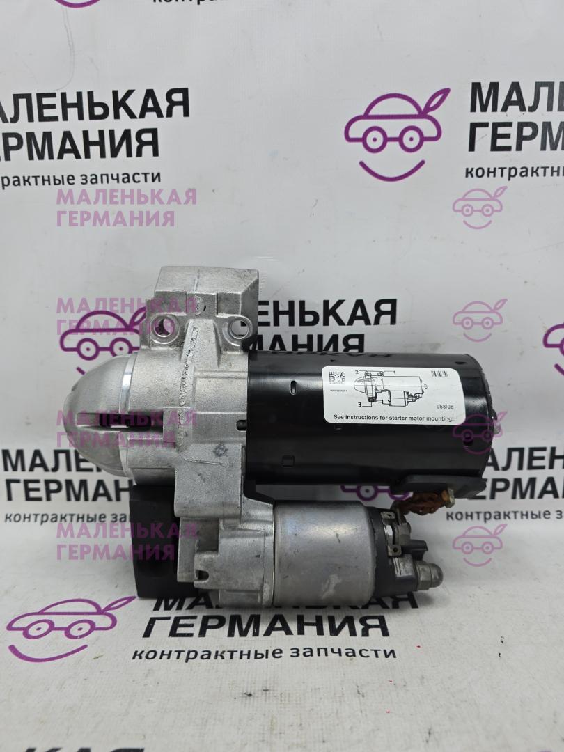 стартер BMW X5 F15 2013, 3.0 л., N57 D30 A, дизель, АКПП, mineralweiss metallic (a96), внедорожник 5 дв., полный привод, правый руль, 12418573394, 12418515900, 8515900, 12418570382, 8570382, 0001148020, 8573394 - фото №1