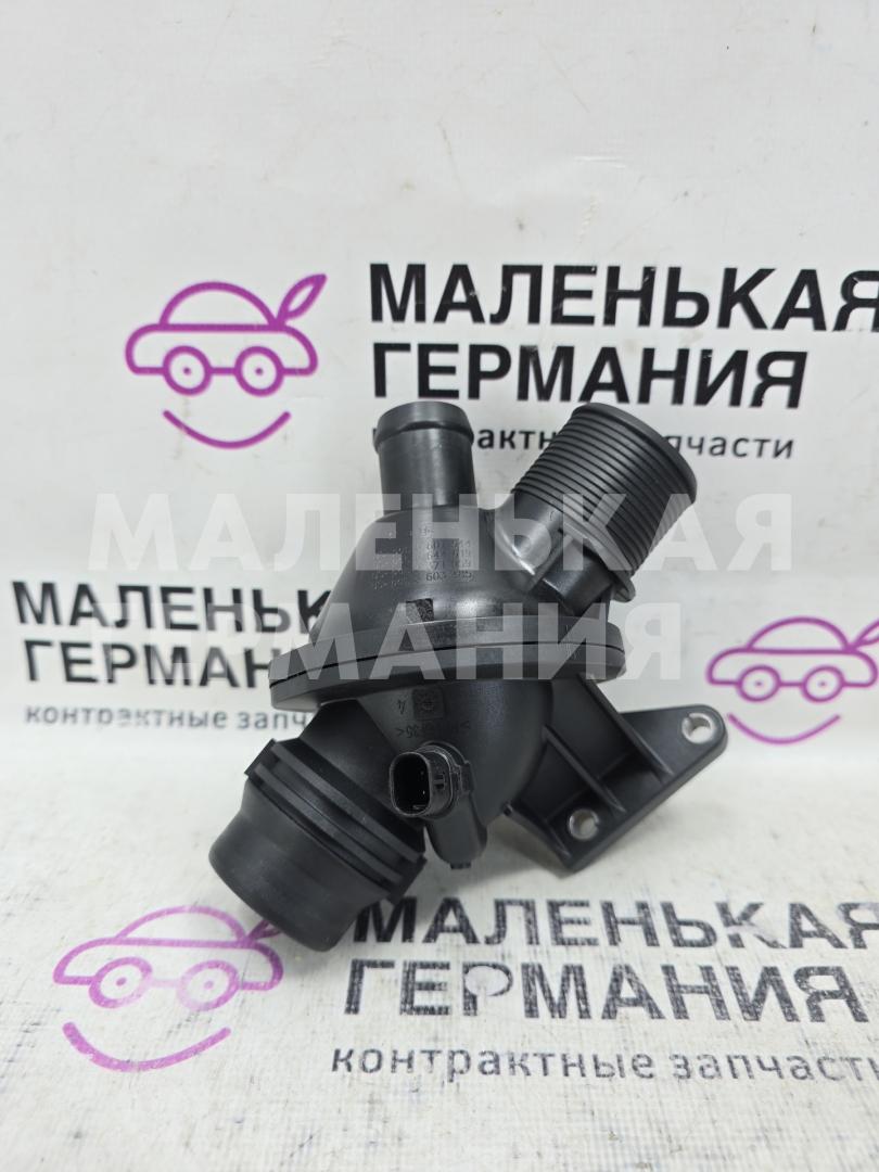 термостат BMW X3 F25 2013, 2.0 л., N20 B20 A, бензин, АКПП, а52/7 spacegrau, хетчбэк 5 дв., полный привод, правый руль, 11538635689, 8635689, 5603485, 6371059, 6644619, 6601544 - фото №1