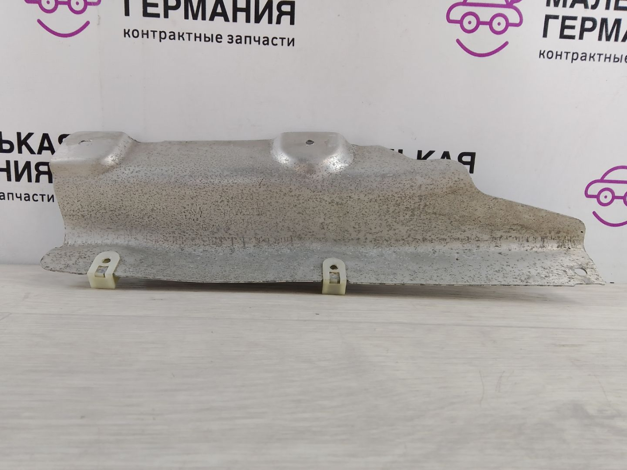 тепловой экран глушителя BMW 5 серия G30/G31 G30 2017, 3.0 л., B58 B30 A, бензин, АКПП, темно-синий, седан, полный привод, 51487340213, 7340213 - фото №1