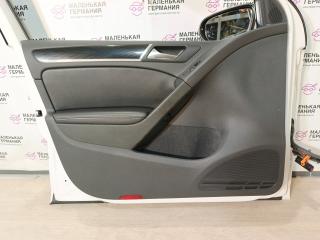 обшивка двери передняя левая Volkswagen Golf GTI 6 поколение 2011, 2.0 л., CCZB, бензин, робот, b4/b9a белый, хетчбэк 5 дв., передний привод, правый руль, 5K4867011