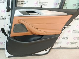 обшивка двери задняя правая BMW 5 серия G30/G31 G30 2018, 2.0 л., B48 B20 A, бензин, АКПП, a96 mineral-weiss metallic, седан, задний привод, правый руль, 51427477162, 7477162