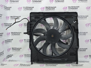 вентилятор радиатора BMW X5 E70 [рестайлинг] 2011, 3.0 л., N55 B30 A, бензин, АКПП, белый, правый руль, 8508177, 17428508177, 17428618242, 8618242, 8508177, 17427647753, 7647753, 17427616104, 7616104