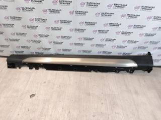 накладка на порог BMW X5 F15 2014, 3.0 л., N57 D30 A, дизель, АКПП, mineralweiss metallic (a96), полный привод, правый руль, 51177308055, 7294377, 51177294377, 7308055