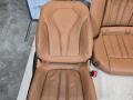 салон (комплект сидений) BMW 5 серия G30/G31 G30 2017, 2.0 л., B48 B20 A, бензин, АКПП, b65 jatoba brown metallic, седан, задний привод, правый руль, 72117381361, 52207346698, 52207346699, 52207386028, 72117359090, 7457725, 7457725, 6834159, 8834175, C47620102, C46534101, 7381361, 7346698, 7346699, 7386028, 7458927, 7359090, 7456566 - фото №3