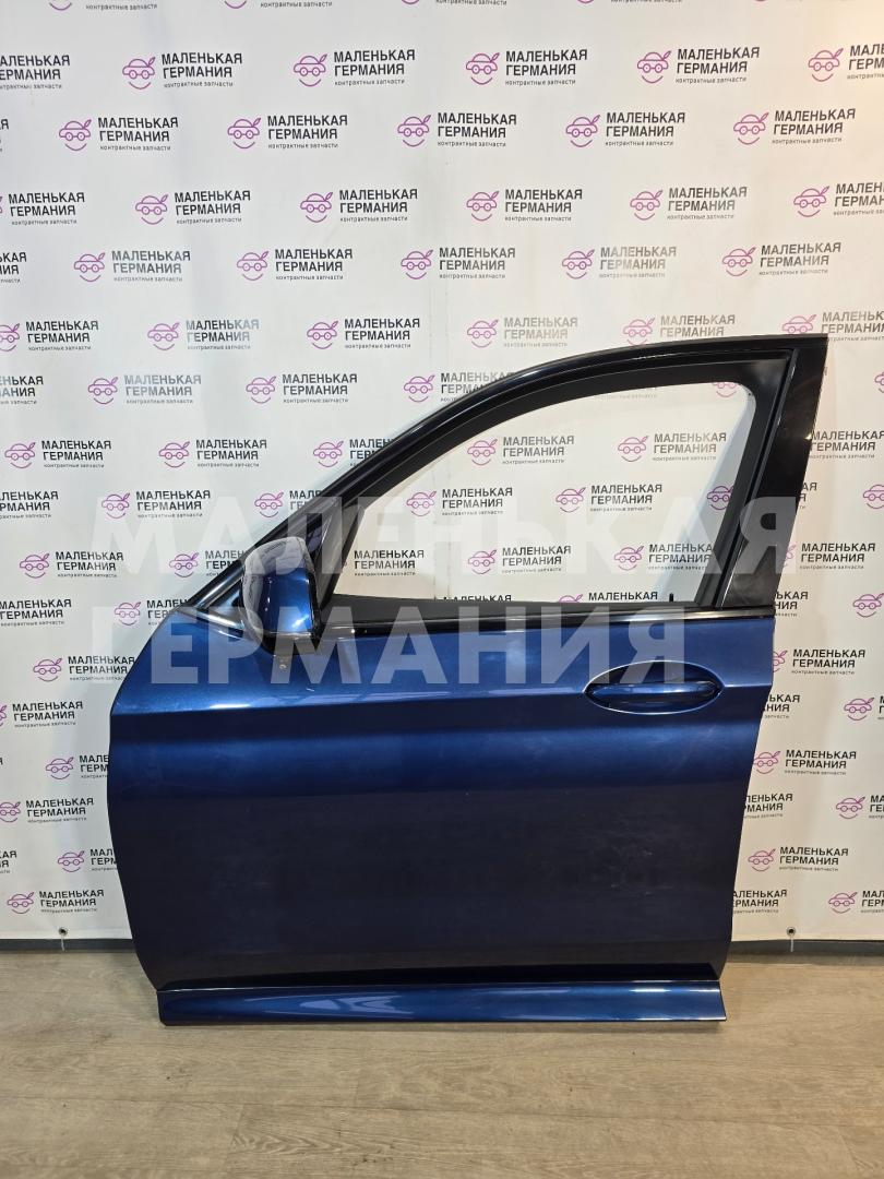 дверь передняя левая BMW X3 G01 2019, 2.0 л., B48B20C, бензин, АКПП, c1m phytonic-blau metallic, внедорожник 5 дв., полный привод, 41007465527, 7465527, 41002459940, 2459940 - фото №1