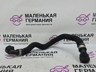 патрубок радиатора BMW X5 E70 [рестайлинг] 2011, 3.0 л., N55 B30 A, бензин, АКПП, белый, правый руль, 17127576368, 7576368