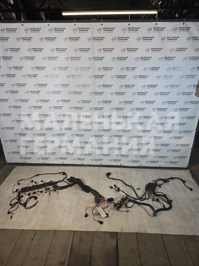 проводка двигателя BMW X6 E71/E72 E71 2009, 3.0 л., N54 B30 A, бензин, серебро, правый руль, 12527584104, 7584104, 12527584099, 7584099, 12517573300, 7573300, 12517507220, 7507220 - фото №1