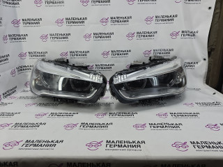 фара BMW X1 F48 2017, 2.0 л., B48 A20 B, бензин, АКПП, синий mediterranblau c10, полный привод, правый руль, 63117436463, 63117436464, 7436463, 7436464, 63117472222, 63117472221