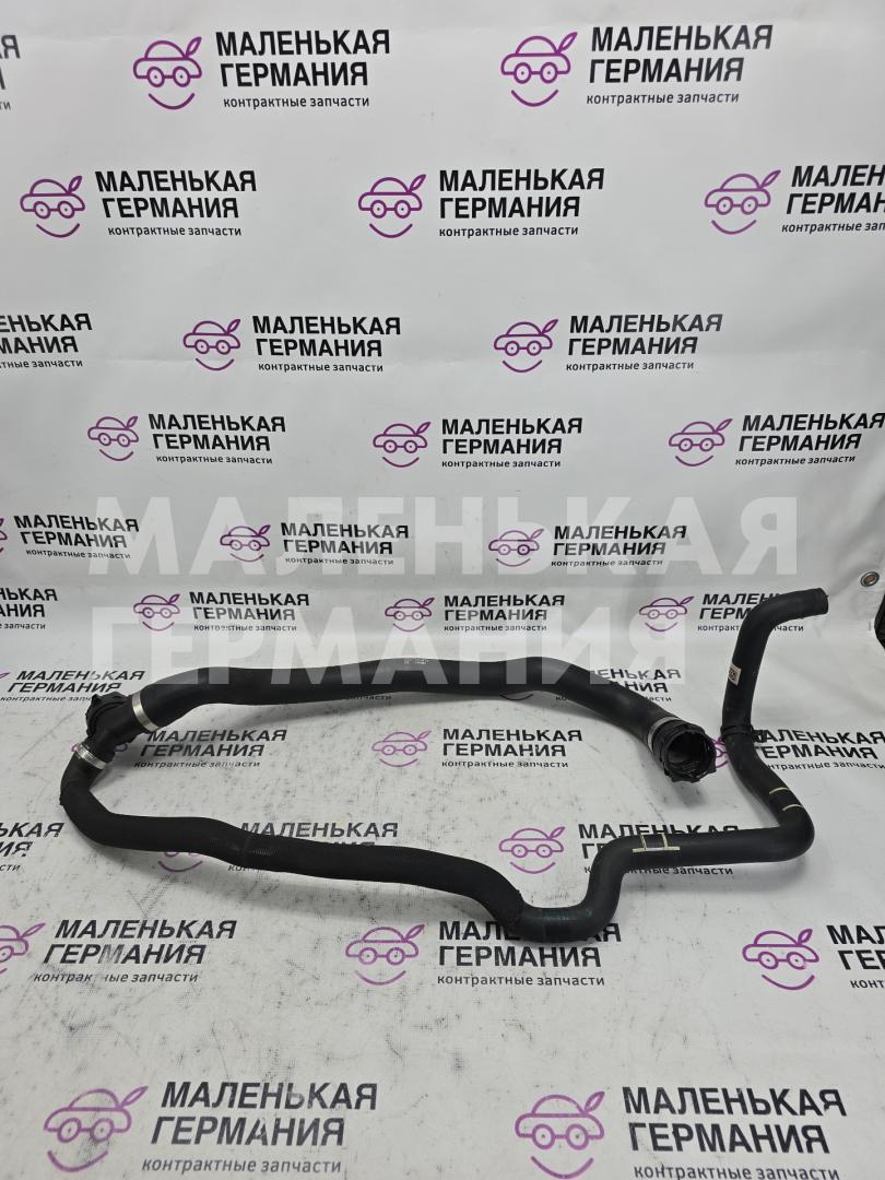 патрубок радиатора BMW X1 F48 2017, 2.0 л., B48 A20 B, бензин, АКПП, синий mediterranblau c10, полный привод, правый руль, 17127617363, 7617363, 64219250566, 9250566, 8609205 - фото №1