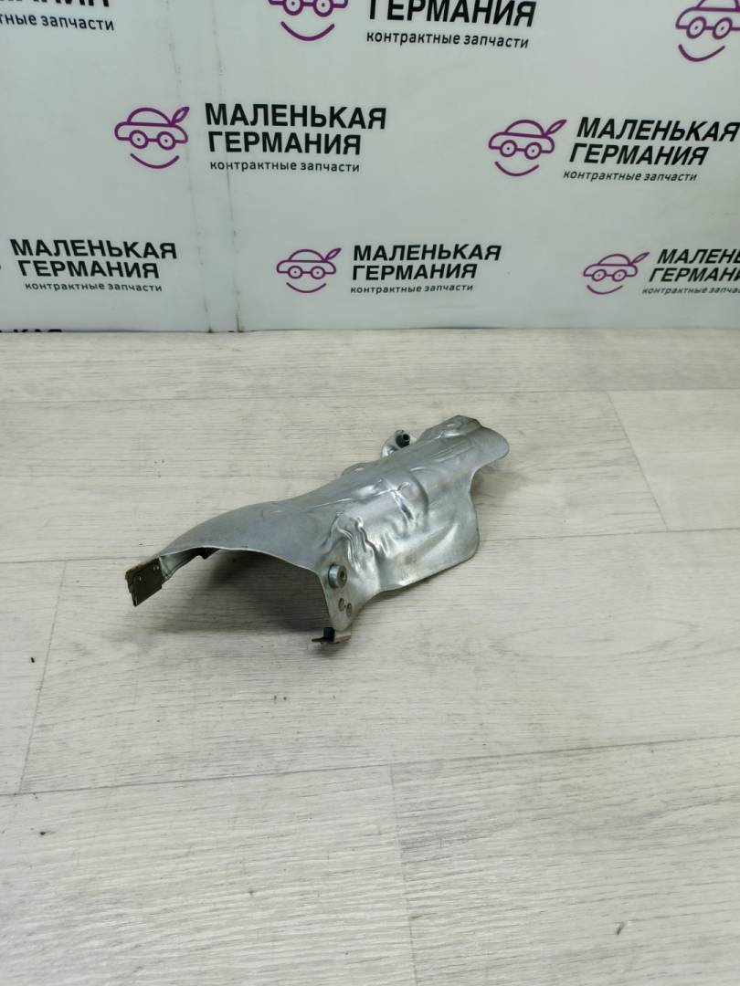 тепловой экран глушителя BMW 6 серия F06/F12/F13 2013, 4.4 л., N63 B44 B, бензин, black sapphire metallic (475), 11657577002, 7577002 - фото №1