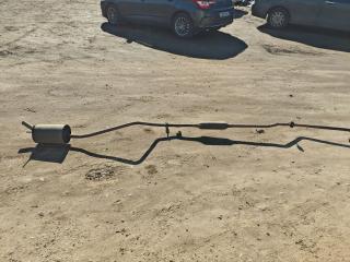 глушитель Renault Logan 2 поколение [рестайлинг] 2019, 1.6 л., K7M 812, бензин, МКПП, седан