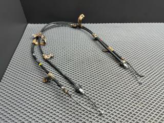 трос ручника Kia Rio 2 поколение [рестайлинг] JB 2009, 1.4 л., G4EE, бензин, МКПП, белый ud - clear white, седан, передний привод, 597701G010, 597601G010