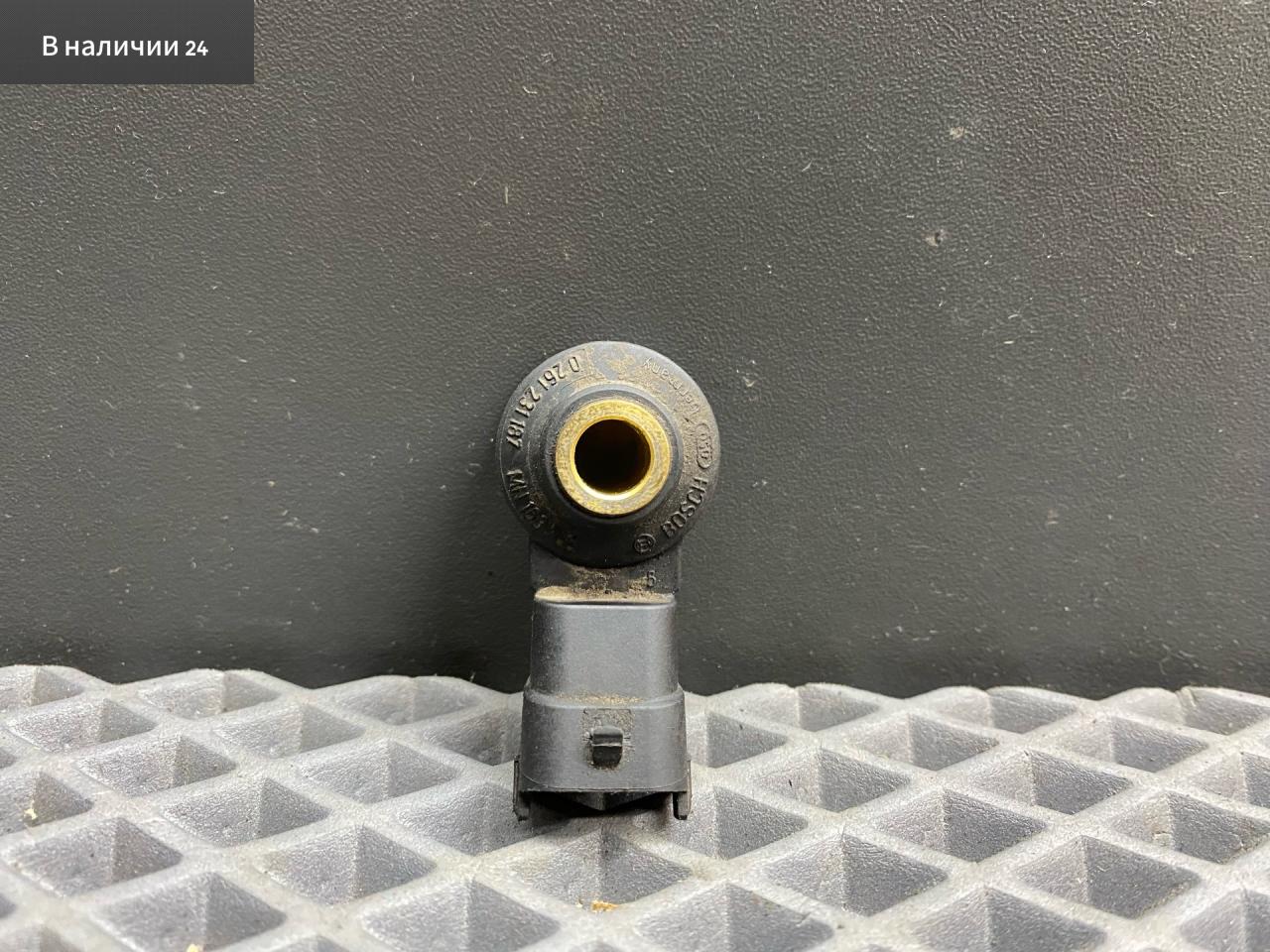 датчик детонации Mitsubishi Lancer 10 поколение CY2A 2008, 1.5 л., 4A91, бензин, АКПП, x42b - черный, седан, передний привод, MN163706 - фото №1