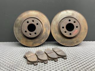 диски тормозные (комплект) Renault Megane 2 поколение LM0B 2005, 1.6 л., K4M 760, бензин, МКПП, 632 — gris boreal-2, седан, передний привод, 402069518R, 7701207829, 7701206118, 8671005975