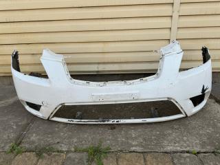 бампер передний Kia Rio 2 поколение [рестайлинг] JB 2009, 1.4 л., G4EE, бензин, МКПП, белый ud - clear white, седан, передний привод, 865111G000