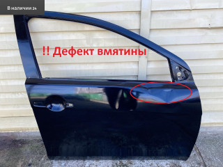 дверь передняя правая Mitsubishi Lancer 10 поколение CY2A 2008, 1.5 л., 4A91, бензин, АКПП, x42b - черный, седан, передний привод, 5700A558