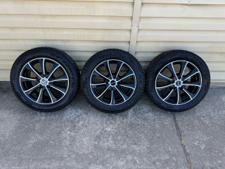 диск литой Honda Accord 7 поколение [рестайлинг] CL7 2008, 2.0 л., K20Z2, бензин, МКПП, b92p - черный, седан, передний привод