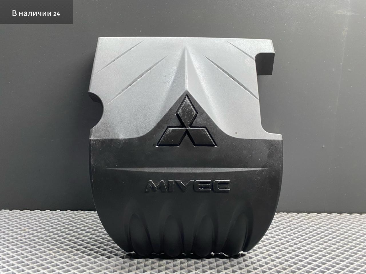 декоративная крышка двигателя Mitsubishi Lancer 10 поколение CY2A 2008, 1.5 л., 4A91, бензин, АКПП, x42b - черный, седан, передний привод, 1003A092 - фото №1