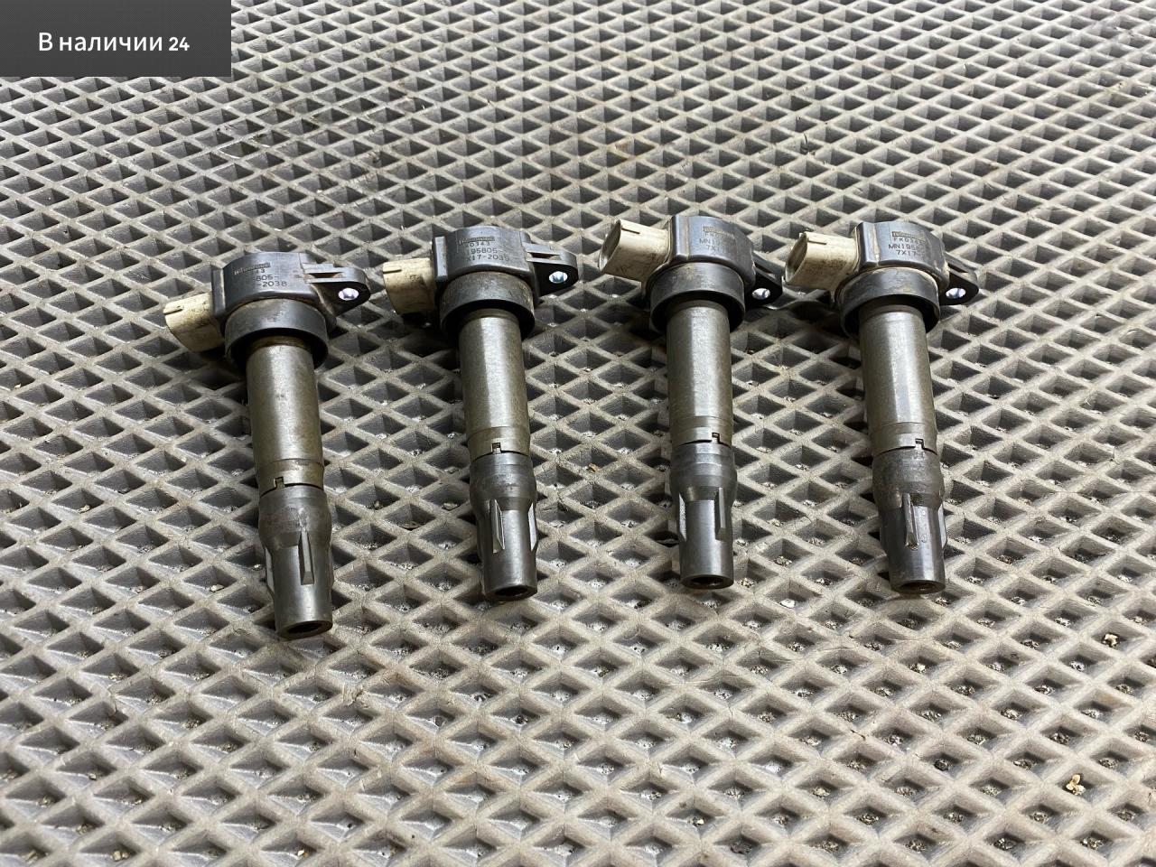 катушка зажигания Mitsubishi Lancer 10 поколение CY2A 2008, 1.5 л., 4A91, бензин, АКПП, x42b - черный, седан, передний привод, MN195805 - фото №1