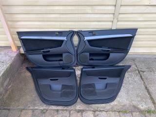 Обшивка двери (комплект) Mitsubishi Lancer 10 поколение CY2A 2008, 1.5 л., 4A91, бензин, АКПП, x42b - черный, седан, передний привод, 7221A831XH, 7221A832XH, 7222A434XG, 7222A433XG