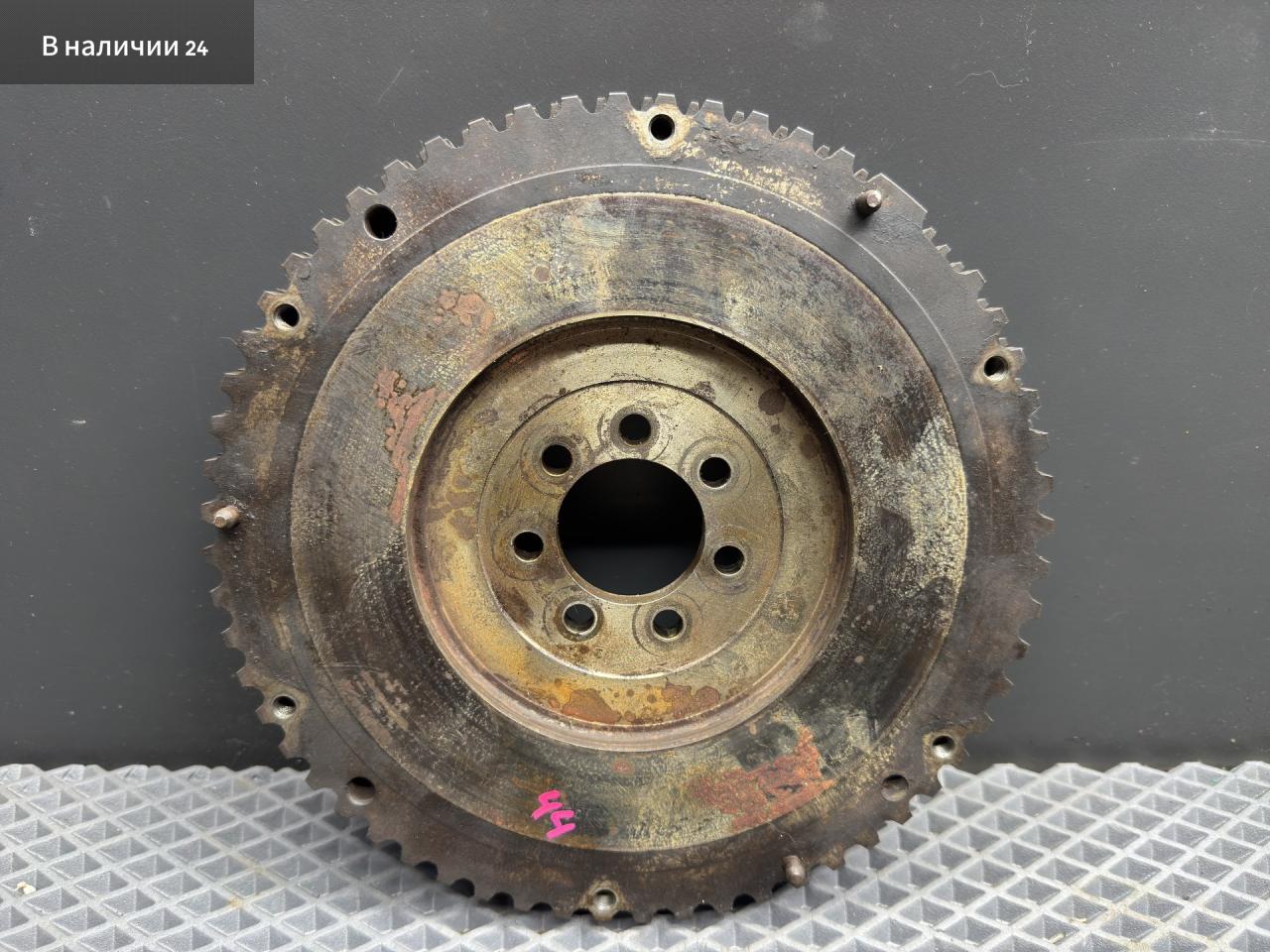 маховик Renault Megane 2 поколение LM0B 2005, 1.6 л., K4M 760, бензин, МКПП, 632 — gris boreal-2, седан, передний привод, 7700100457 - фото №1